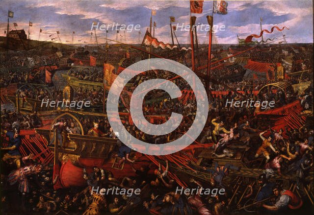 The Battle of Salvore in 1177, 1600s. Creator: Tintoretto, Domenico (1560-1635).