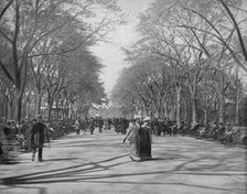 'The Mall, Central Park, New York', c1897. Creator: Unknown.