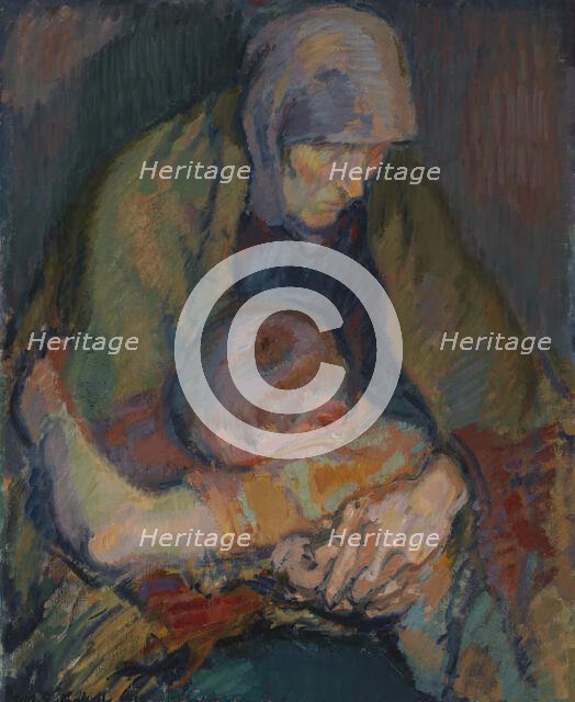 Pietà, 1916. Creator: Magnus Enckell.