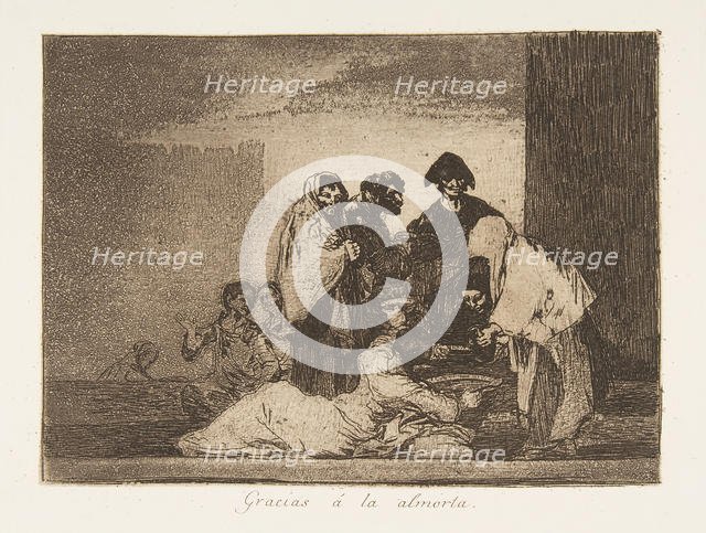 Plate 51 from 'The Disasters of War' (Los Desastres de la Guerra): 'Th..., 1811-12 (published 1863). Creator: Francisco Goya.
