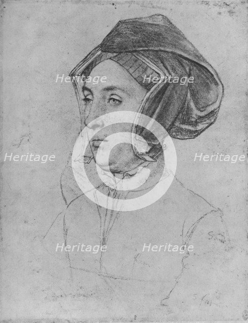 'A Lady: Unknown', c1532-1543 (1945). Artist: Hans Holbein the Younger.