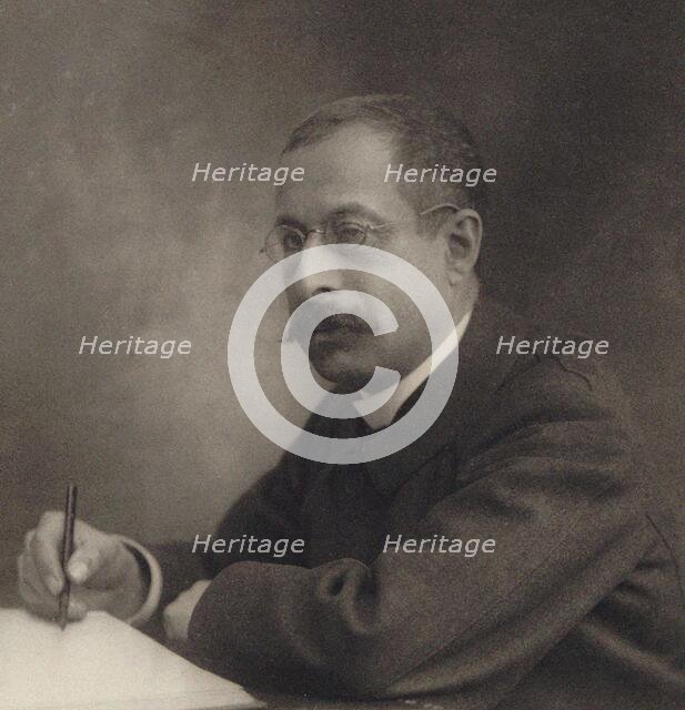 Portrait of the composer André Gedalge (1856-1926), 1910. Creator: Gerschel, Aaron (1832-1910).