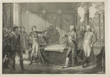 Treaty of Léoben, c. 1822. Creator: Nicolas-Henri Jacob.