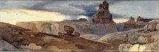 Shin-Au-Av-Tu-Weap (God Land), Cañon of the Colorado. Utah Ter., 1873-1874. Creator: Thomas Moran.