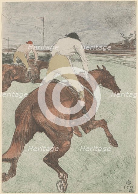 Le Jockey, 1899. Creator: Toulouse-Lautrec, Henri, de (1864-1901).