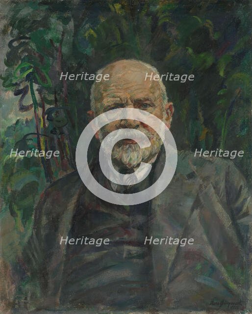 Portrait of Dr. Alexander Malthe, 1925. Creator: Hans Odegaard.