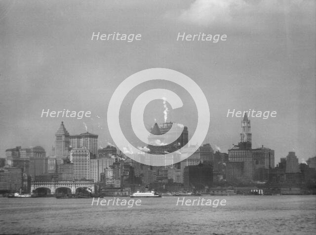 New York City views, between 1931 and 1938. Creator: Arnold Genthe.