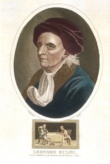 Leonhard Euler (1707-1783), Swiss mathematician, 1801. Artist: Unknown