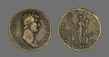Coin Portraying Emperor Hadrian, 117-138. Creator: Unknown.