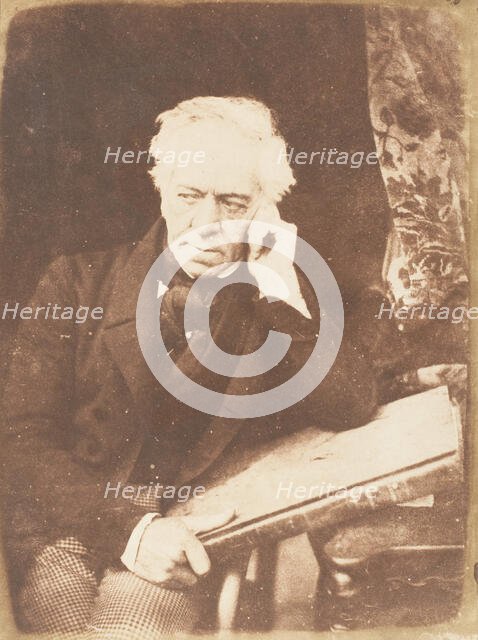 Sir William Allan, P.R.S.A., 1843-47. Creators: David Octavius Hill, Robert Adamson, Hill & Adamson.