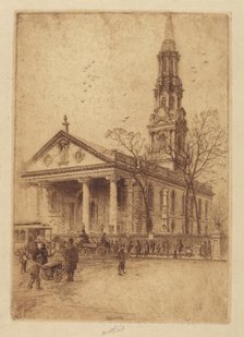 St. Paul's, Broadway, N.Y., 1906. Creator: Charles Frederick William Mielatz.