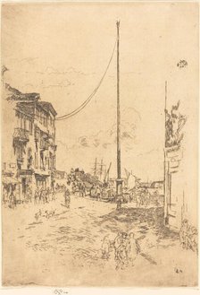 The Little Mast, 1880. Creator: James Abbott McNeill Whistler.