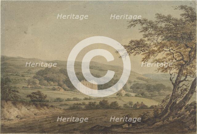 Gatcombe House on the Isle of Wight, 1827-1837. Creator: Anthony Vandyke Copley Fielding.