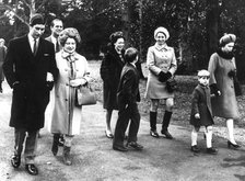 The Royal Family at Sandringham Castle, Norfolk, c1970(?). Creator: Unknown.