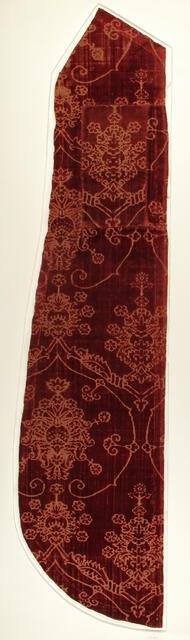 Textile with Pomegranate Motif, Italian, 15th century. Creator: Unknown.