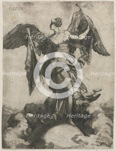 Gloria, 1535 or 1536. Creator: Domenico del Barbiere (Italian, c. 1506-c. 1571).