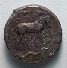 Tetradrachm: Quadriga (reverse), 478-467 BC. Creator: Unknown.