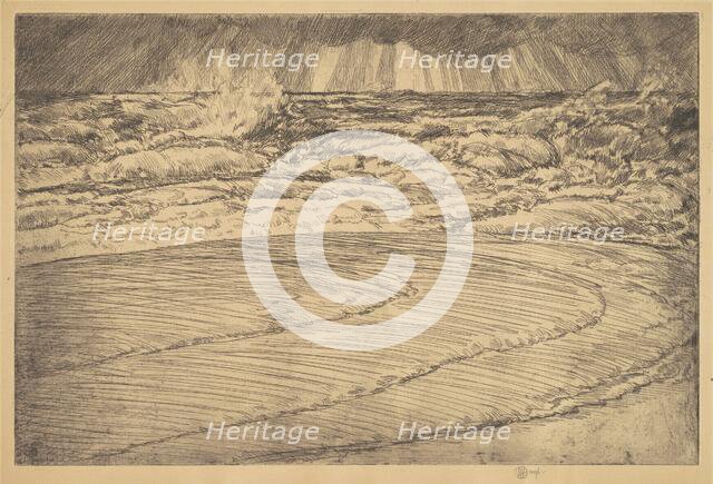 Heavy Surf, High Tide, Easthampton, 1920. Creator: Frederick Childe Hassam.