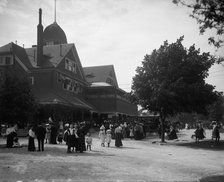 East front of the casino, Belle Isle Park, Detroit, Mich., between 1900 and 1908. Creator: Unknown.