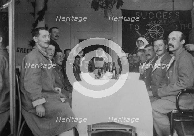 A spread in Nova Scotia ward, Le Touquet, between 1914 and c1915. Creator: Bain News Service.