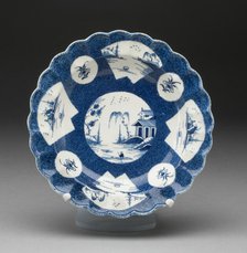 Dish, Worcester, c. 1770. Creator: Royal Worcester.