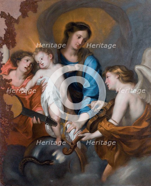 The Virgin and Child with Two Musician Angels.