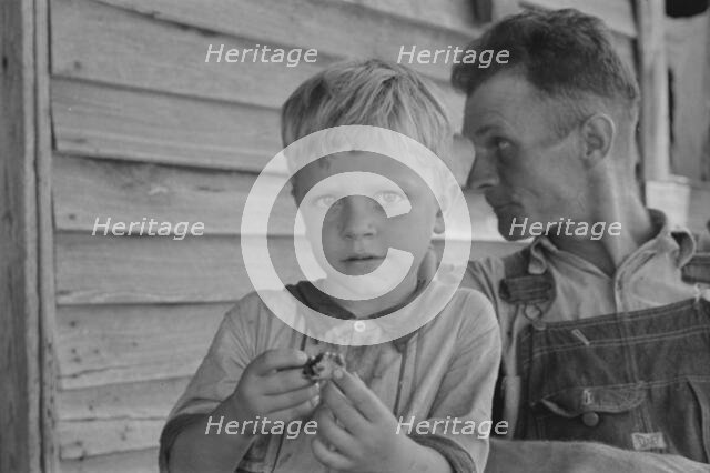 Charles Burroughs and Floyd Burroughs, Hale County, Alabama, 1936. Creator: Walker Evans.
