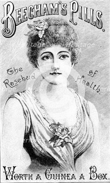 Advertisement for Beecham’s Pills, 1890. Creator: Unknown.
