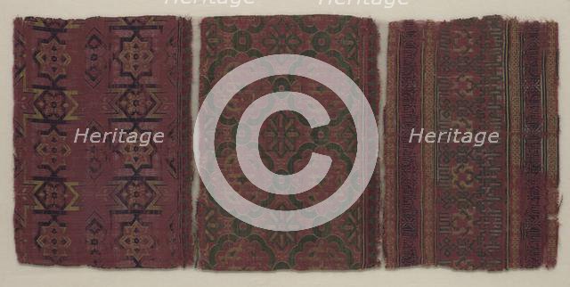 Silk Fragment, 14th century. Creator: Unknown.