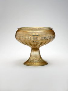 Footed Bowl with Eagle Emblem, probably Syria, mid-13th century. Creator: Unknown.