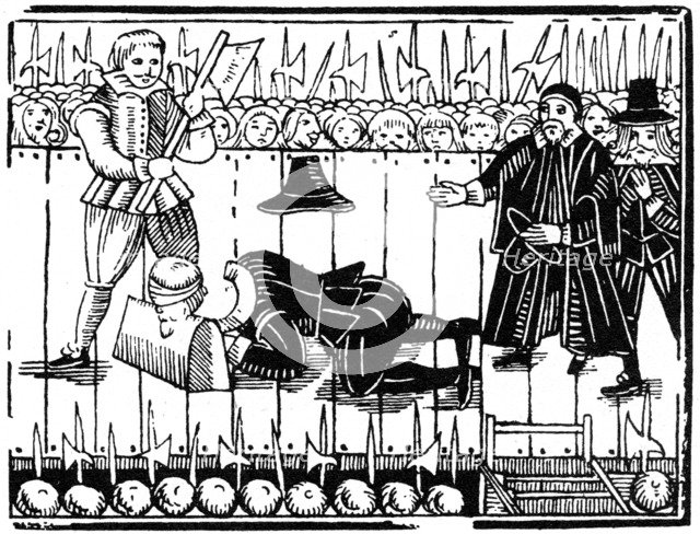 The Royal Martyrdom, from a ballad of 1648 (1964). Artist: Anon