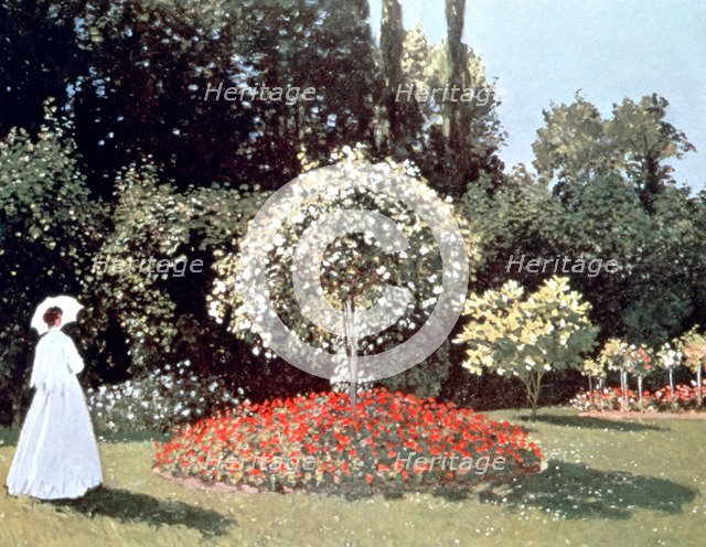 'Woman in the Garden, Sainte Adresse', 1867. Artist: Claude Monet
