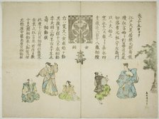 Announcement of the ten day performance celebrating the succession of Ichimura Uzaemon XIII, 1851. Creator: Torii Kiyomitsu II.