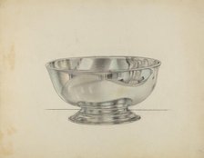 Silver Bowl, 1935/1942. Creator: Horace Reina.