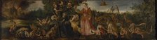 The Temptation of Saint Anthony, 1585-1590. Creator: Vos, Maerten, de (1532-1603).
