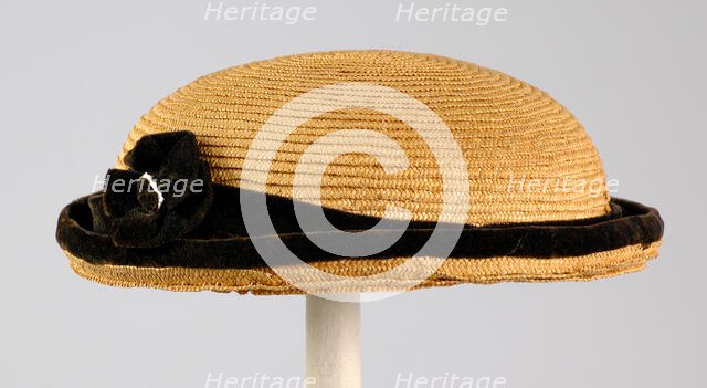 Hat, American, ca. 1885. Creator: Unknown.