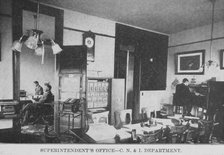 Superintendent's office- C. N. & I. Department, 1915. Creator: Unknown.