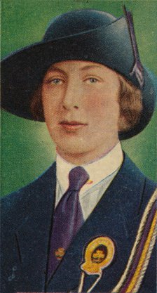 The Princess Royal, President of Girl Guide Association, 1935. Artist: Unknown.