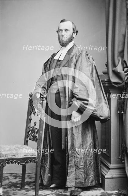 Rev. Thomas Gallaudet, between 1855 and 1865. Creator: Unknown.