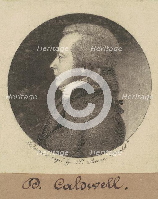 David Caldwell, 1798. Creator: Charles Balthazar Julien Févret de Saint-Mémin.