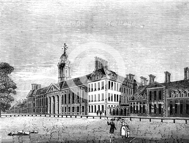 The Royal Hospital, Chelsea, London, 19th century. Artist: Unknown