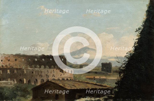 'View of the Colosseum', Rome, late 18th/early 19th century. Artist: Pierre Henri de Valenciennes