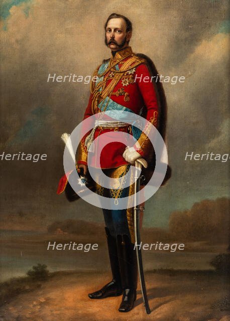 Portrait of Emperor Alexander II (1818-1881), Second Half of the 19th cen.. Creator: Perov, Vladimir Vasilyevich (1868-1898).