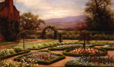 The Garden at Finzean, c 1920s. Creator: Joseph Farquharson.
