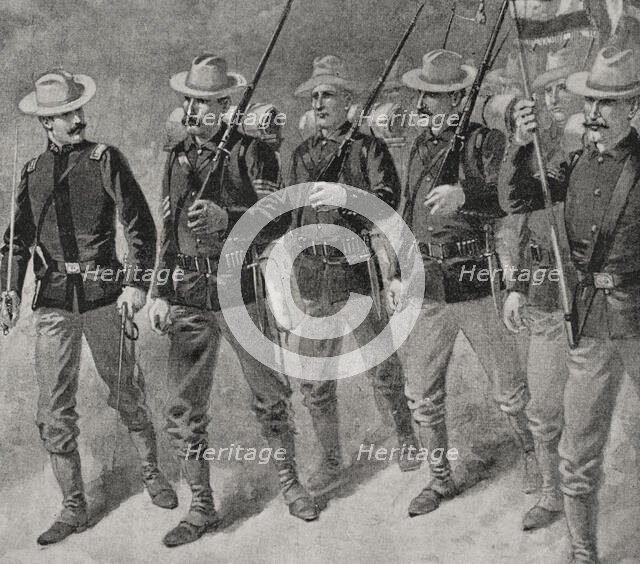 Spanish-American War (1898): United States Army, 13th Infantry Regiment, 1898. Creator: Unknown.