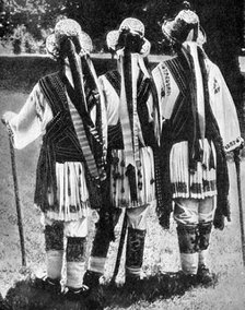 Romanian dancers, 1936. Artist: Unknown