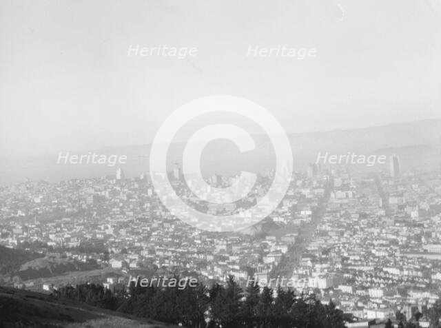 San Francisco views, 1927 Creator: Arnold Genthe.
