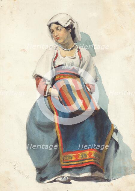 Woman from Dalmatia II., 1851-1853. Creator: Vojtech Klimkovic.