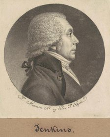 Jenkins, 1798. Creator: Charles Balthazar Julien Févret de Saint-Mémin.