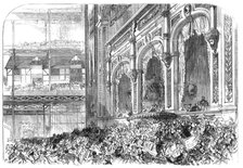The Handel Festival at the Crystal Palace: the Royal Box, 1868. Creator: C. R..